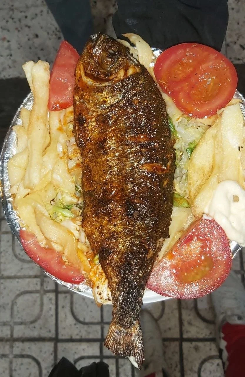 طبق سمك دوراد - kikou ya benna Guelma