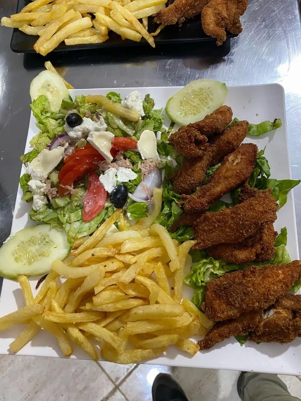 plat escalope panee - la Terrazza Guelma