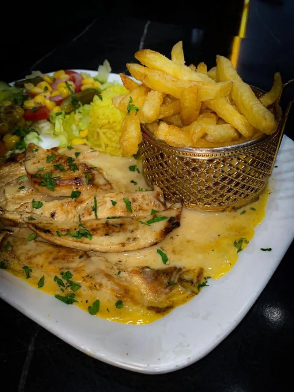 plat poulet a la creme - monte carlo Guelma